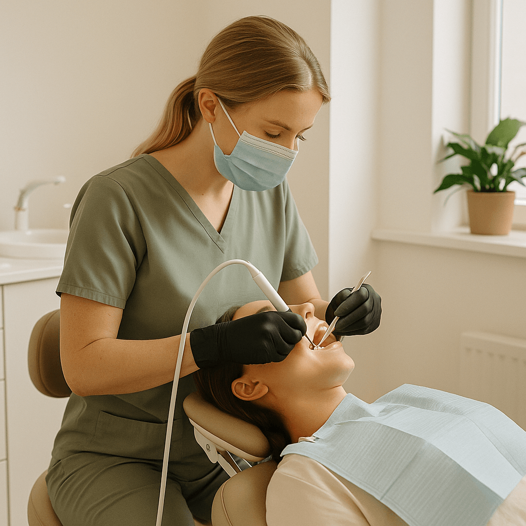 Periodontal & Tooth   Gentle, thorough treatment to remove buildup, calm inflammation, and support gum health for greater comfort and long-term oral stability.   Learn More